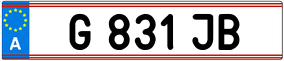 Truck License Plate